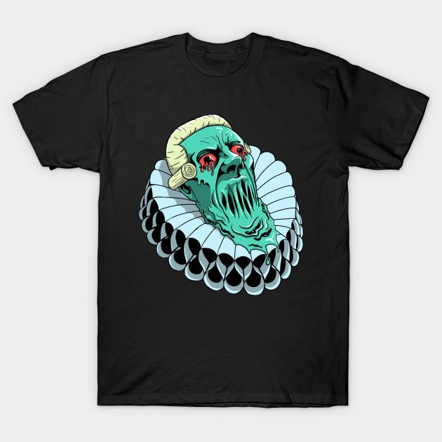 Melting Rad Face In A Frill Heavy Metal T-Shirt by jagabeic